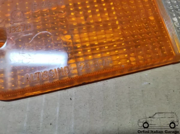 4332079 Front Right Light Indicator Freccia Fiat 131 Mirafiori Altissimo