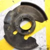105142211604 Right Front Disc Brake Dust Metal Cover Alfa Romeo 105 1300 1600 View Front