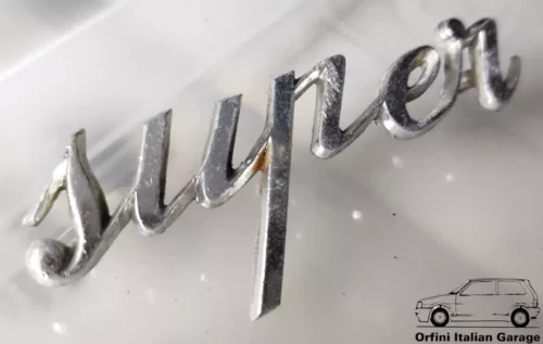 105265629000 Alfa Romeo Giulia Super Badge Scritta Stemma View Right