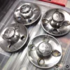 107123 Set of Alfa Romeo Alfasud Wheel Hub Cap Borchie Coprimozzo View Left