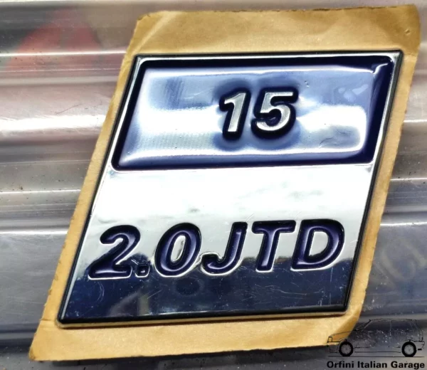 1334548080 Badge Scritta Stemma Fiat Ducato 15 2.0 JTD View Front