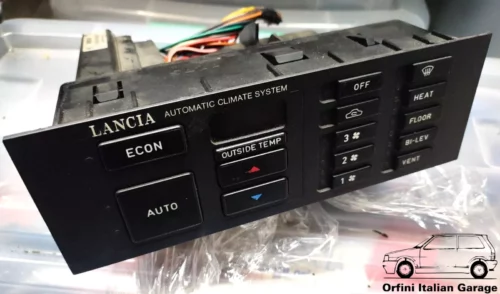 176755580 177084980 9140010065 AC Heater Control Panel Lancia Thema S2 S3 View Front