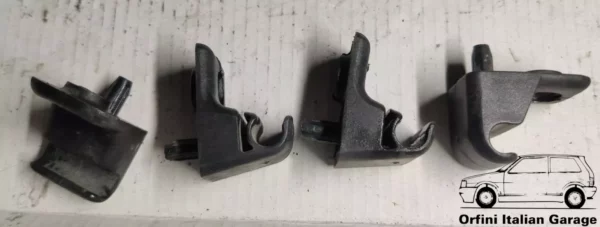 180834680 5995019 Sun Shade Visor Hook Clip Fiat Uno Lancia Y10 Tipo Coupe View Front