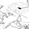 182217180 181476280 Plastic Cover Fiat Uno MK2 View Front