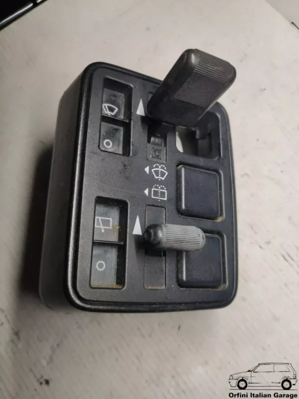 189814180 5942616 Fiat Uno MK1 Windscreen Wiper Switch View Front