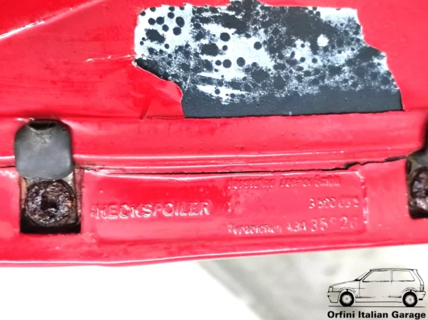 3500033 Zender Alettone Rear Spoiler Alfa Romeo 33 905 View Front