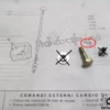 4019755 Gearbox Outer Control Bolt Fiat 500 F/L/R 600 750 850 900T 128 126 View Rear