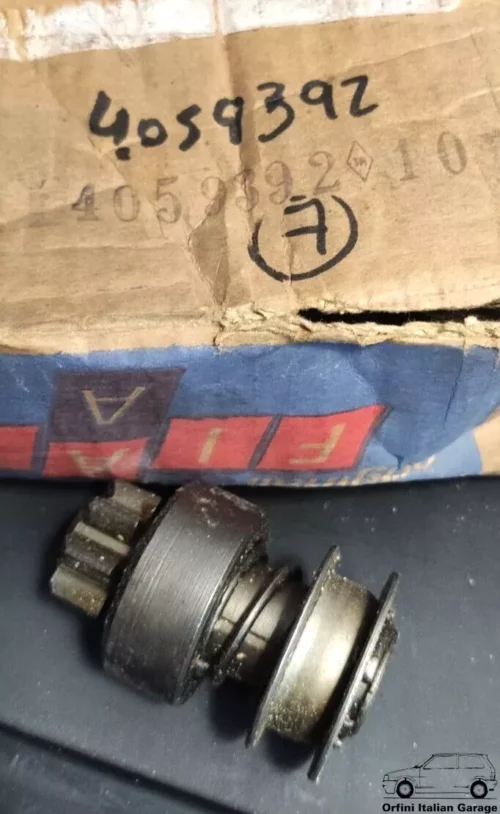4059392 4061018 - Starter Gear Pignone Avviamento Fiat 500 600 D Bianchina View Front