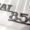 4117826 Rear Back Badge Scritta Fiat 850 View Rear
