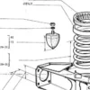 4123638 4121802 Rear Springs Fiat Seat 850 Sospensione Posteriore View Front