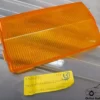 4150876 Rear Lens Orange Vetro Fanalino Light Fiat 124 Berlina Saloon View Rear