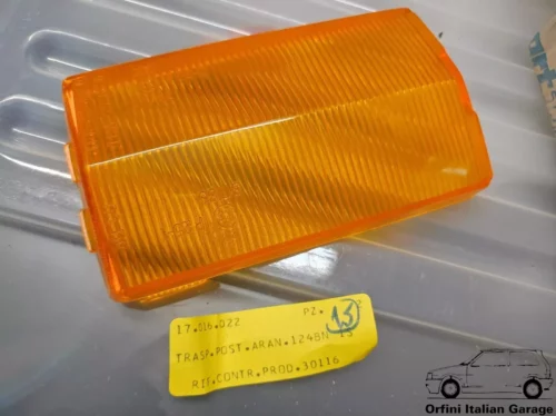4150876 Rear Lens Orange Vetro Fanalino Light Fiat 124 Berlina Saloon View Rear