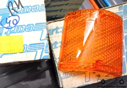 4218510 Right Orange Lens Blinker Indicator Clear Freccia Fanalino Fiat 128 View Right