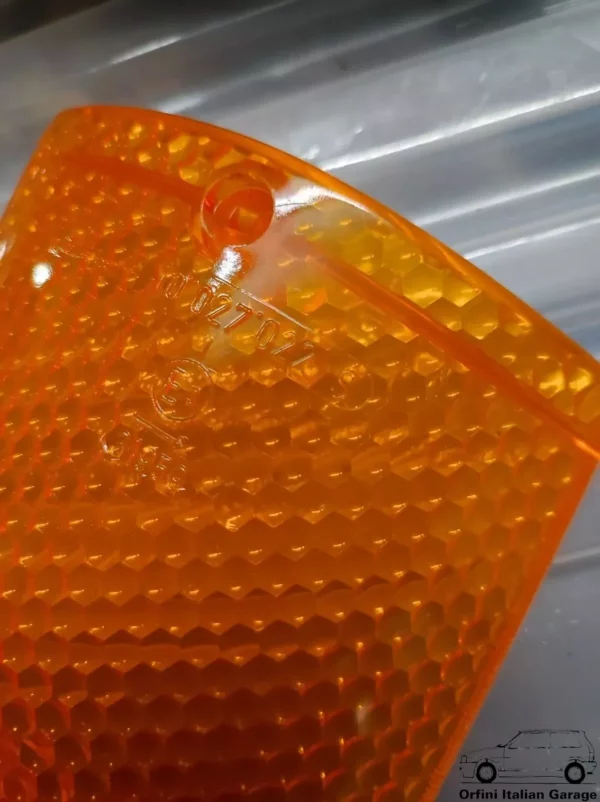 4218511 Left Orange Lens Blinker Indicator Clear Freccia Fanalino Fiat 128 View Front