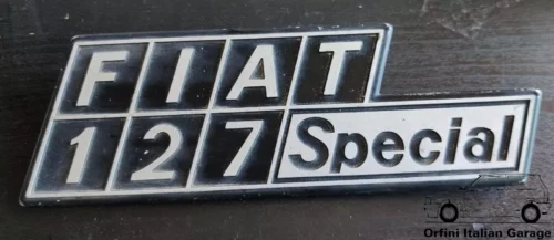4234280 Badge Scritta - Fiat 127 Special View Front