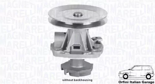 4243593 4297101 4329406 778497 71719693 Fiat Lancia Water Pump Magneti Marelli View Front