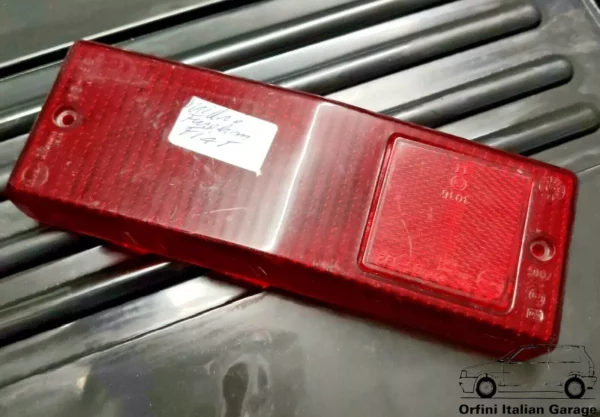 4249005 - Red Rear Left Light Lens Altissimo - Fiat 124 View Rear