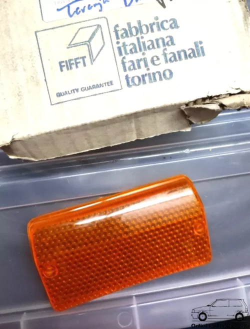 4253280 Right Blinker Indicator Lens Freccia Fanalino Fiat 124 Special T View Right