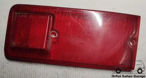 4306392 - Red Rear Left Light Lens - Fiat 127 MK1 View Front
