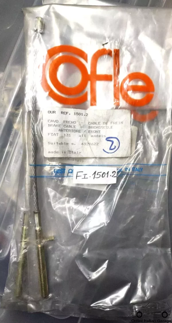 4329622 Handbrake Cable Fiat 131 Mirafiori View Front