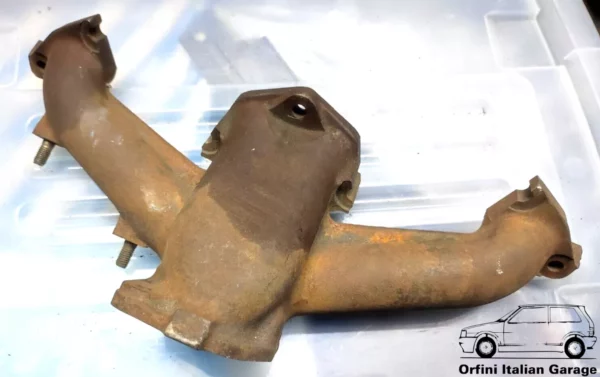 4336178 Exhaust Manifold Collettore Scarico Fiat 131 Mirafiori View Front