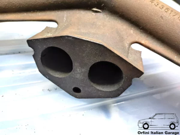 4336178 Exhaust Manifold Collettore Scarico Fiat 131 Mirafiori View Rear