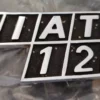 4351095 4214660 Rear Badge Scritta Stemma Fiat 128 View Rear