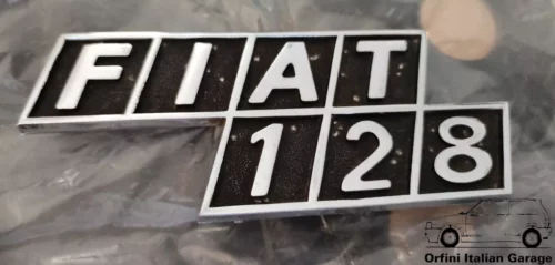 4351095 4214660 Rear Badge Scritta Stemma Fiat 128 View Rear