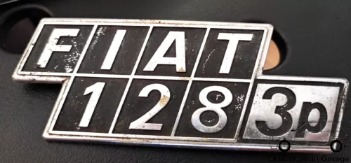 4362435 Rear Badge Scritta Stemma Fiat 128 3P View Rear