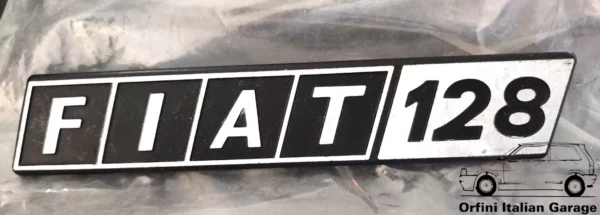4366964 Rear Badge Scritta Stemma Fiat 128 View Rear