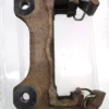 4374463 790117 Front Brake Caliper Pads Support Bracket Fiat 127 128 A112 X1/9 View Rear
