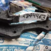 4374463 790117 Front Brake Caliper Pads Support Bracket Fiat 127 128 A112 X1/9 View Rear