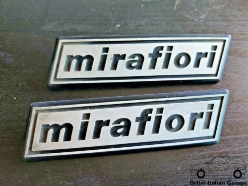 4376681 Badge Scritta - Fiat 131 Mirafiori View Front