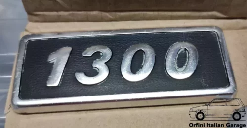 4376683 Side Badge Scritta - Fiat 131 Mirafiori 1300 View Rear