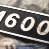 4378648 Side Badge Scritta Stemma Fiat 131 Mirafiori View Left