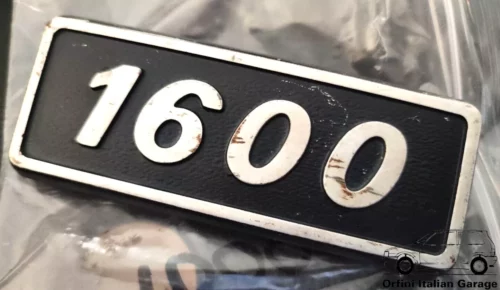 4378648 Side Badge Scritta Stemma Fiat 131 Mirafiori View Left
