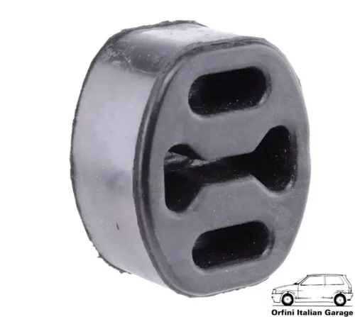 4387293 60807479 7612390 Exhaust Muffler Pad Mount Fiat Lancia View Front