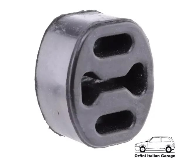 4387293 60807479 7612390 Exhaust Muffler Pad Mount Fiat Lancia View Front