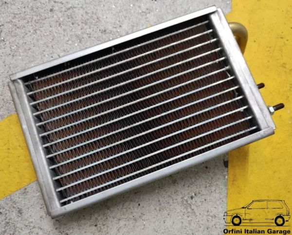 4390568 Heater Radiator Matrix Radiatore Riscaldamento Fiat 127 128 View Rear