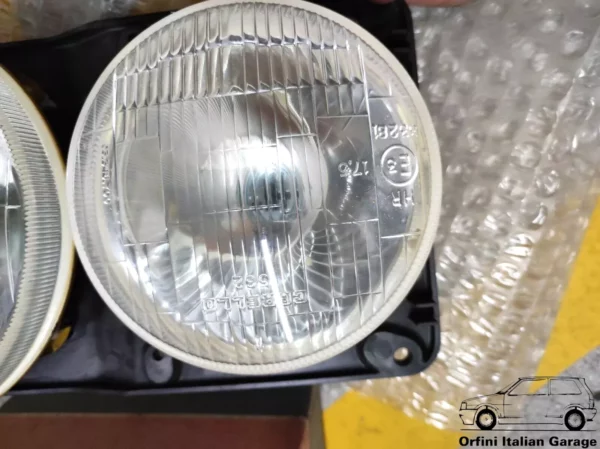 4406599 4408717 4408718 Front Left Carello Headlight Fiat 131 Racing Mirafiori View Rear