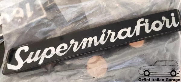 4408612 Rear Light Badge Scritta Stemma Fiat 131 Supermirafiori View Rear