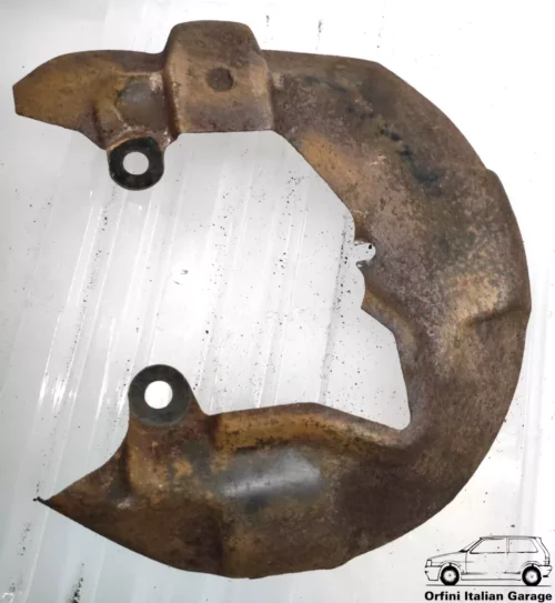 4411110 Right Front Disc Brake Dust Cover Fiat 127 128 Ritmo Regata X1/9 A112 View Rear
