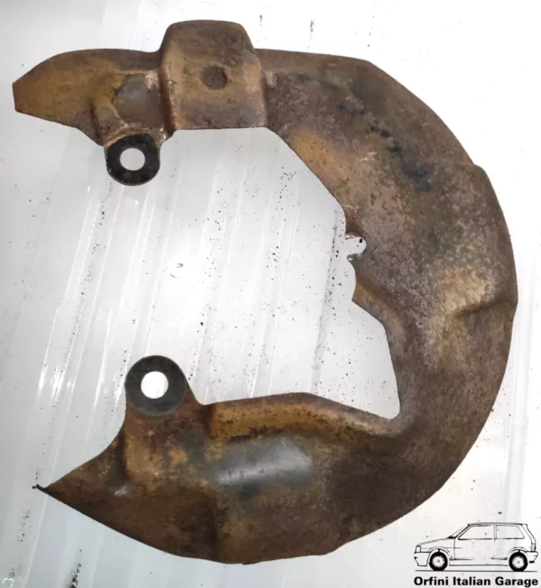 4411110 Right Front Disc Brake Dust Cover Fiat 127 128 Ritmo Regata X1/9 A112 View Rear