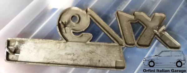 4422646 Rear Back Badge Scritta Fiat Bertone X1/9 Five Speed View Front