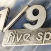 4422646 Rear Back Badge Scritta Fiat Bertone X1/9 Five Speed View Rear
