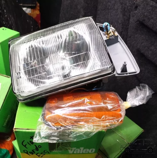 4444319 5971038 5981992 Front Left Headlight Fiat Panda Prima Serie 30 45 4x4 View Right