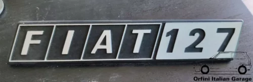 4449296 Badge Scritta - Fiat 127 MK2 View Front