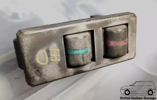 4452307 5924458 - Fiat Ritmo Strada MK1 Fog Lights Switch View Rear