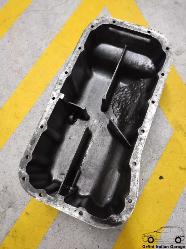 4466159 Oil Sump Coppa Olio Motore Fiat Ritmo Abarth View Rear