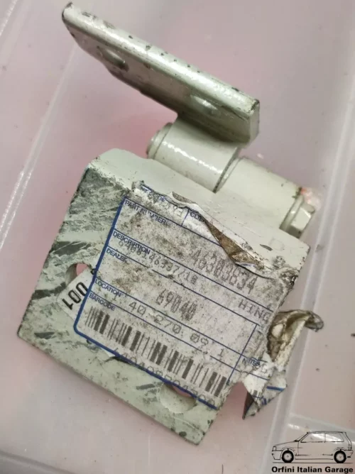 46303834 Front Right Upper Door Hinge Fiat Coupe View Front